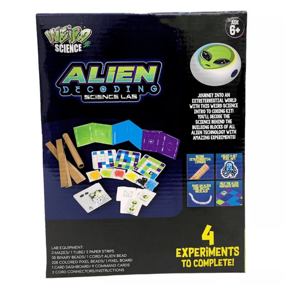 Weird Science Alien Decoding Science Lab 4 Experiments Kit - Picture 2 of 3